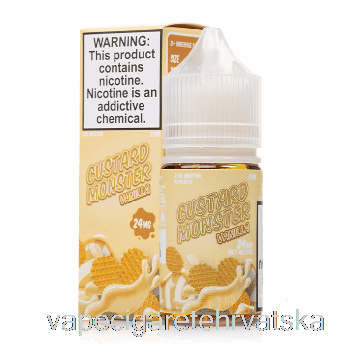 Vape Cigarete Vanilija - Custard Monster Soli - 30ml 24mg